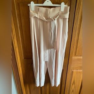 Rachel Roy high waisted tie trousers